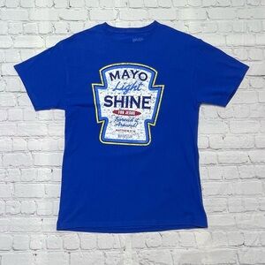 Kerusso Mayo Light Shine Christian T-Shirt - Blue - Size Medium